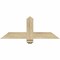 Ekena Millwork Eugene Rough Sawn Timber Gable Bracket, Douglas Fir, 36"W x 13"H x 4"D x 4"F, 9/12 Pitch GBW036X13X0404EUG00RDF - alternate 1